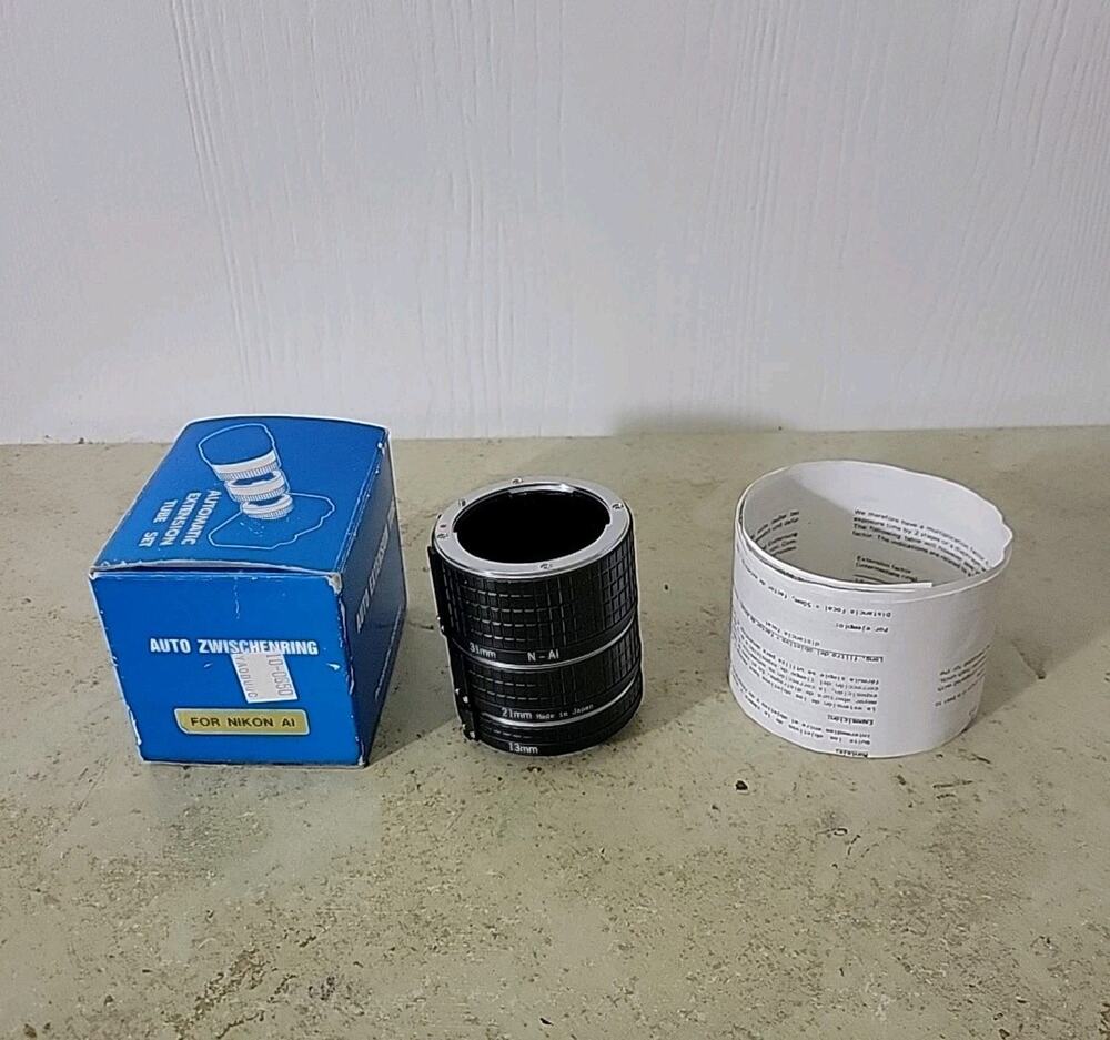 Nikon AI Automatic Extension Tube Set